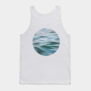 Fate circle - water, lake, ocean tondo painting Tank Top